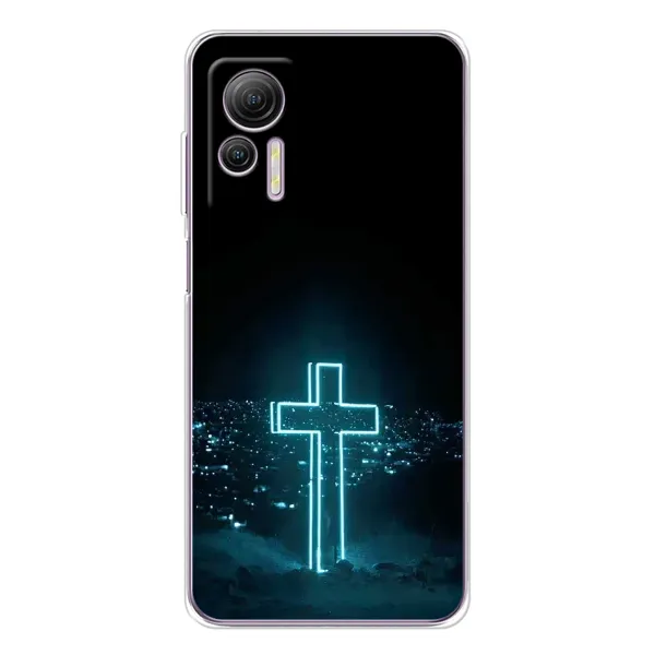 Чехол с принтом «Крест и город» для Ulefone Note 14 Чехол с принтом «Крест и город» для Ulefone Note 14