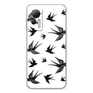 Чохол з пташками на Ulefone Note 14 (VPrint) (Ластівки)
