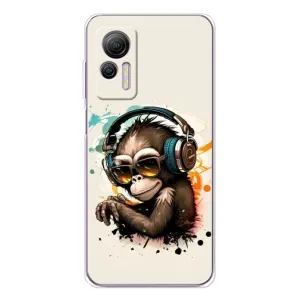 Чохол з Мавпами Ulefone Note 14 - (AlphaPrint) (Макака в навушниках)