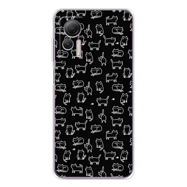 Чохол з принтом «Маленькі котики» для Ulefone Note 14
