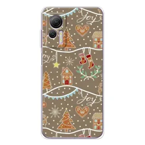Новорічні, Святкові Чохли для Ulefone Note 14 - 2024 год (Новорічні пряники)