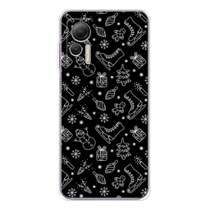 Новорічні, Святкові Чохли для Ulefone Note 14 - 2024 год (Новорічний фон)