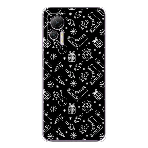 Чохол з принтом «Новорічний фон» для Ulefone Note 14