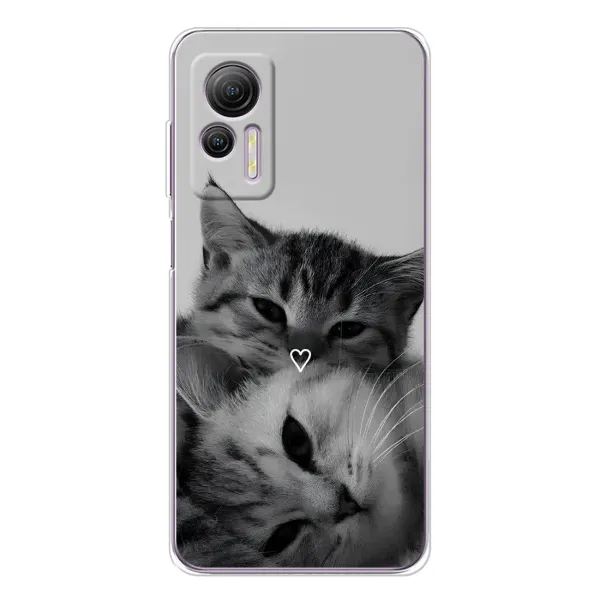 Чехол с принтом «Пара котов» для Ulefone Note 14