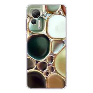 Мраморний чехол на Ulefone Note 14 (VPrint) (Радужний Мрамор)