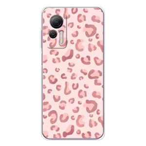 Чохол з розовим принтом для Ulefone Note 14 (Рожевий леопард)