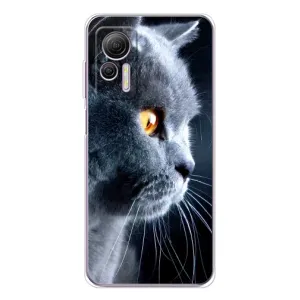 Чехлы с Котиками для Ulefone Note 14 (VPrint) (Серый Кот)