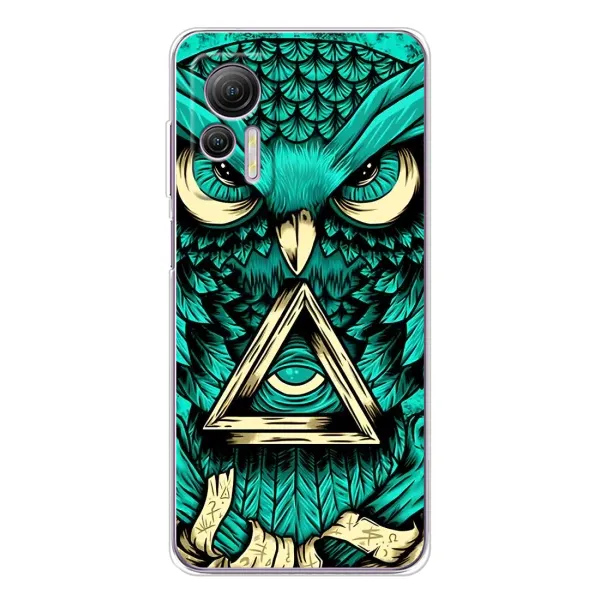 Чохол з принтом «Сова з оком» для Ulefone Note 14
