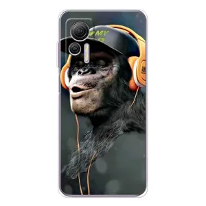Чохол з Мавпами Ulefone Note 14 - (AlphaPrint) (В навушниках)