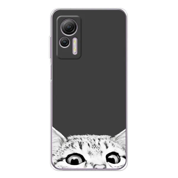 Чохол з принтом «Виглядає котик» для Ulefone Note 14