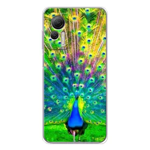 Чохол з пташками на Ulefone Note 14 (VPrint) (Яскравий Павлин)