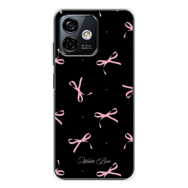 Чохол з принтом «Банти на чорному» для Ulefone Note 16 Pro Чохол з принтом «Банти на чорному» для Ulefone Note 16 Pro