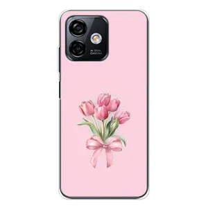 Чохол з розовим принтом для Ulefone Note 16 Pro (Букет квітів)