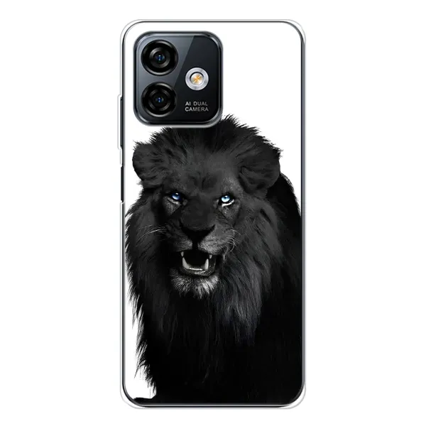 Чехол с принтом «Черный ЛЕВ» для Ulefone Note 16 Pro