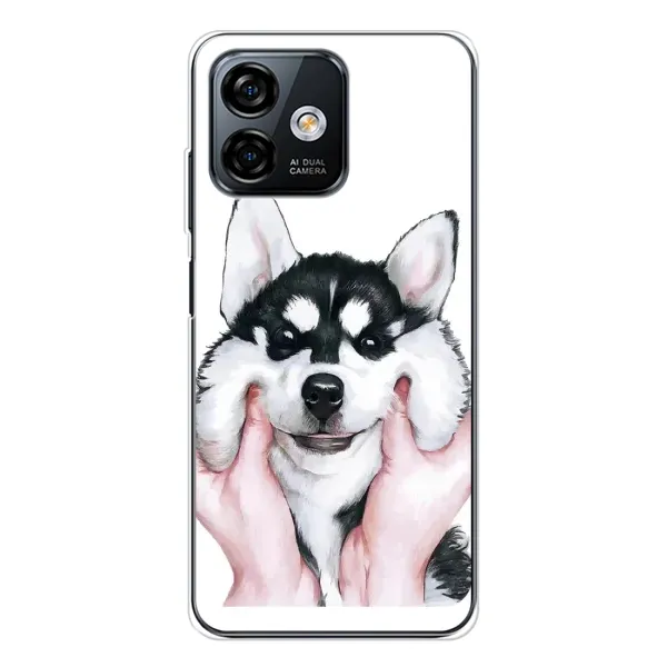 Чехол с принтом «Довольный Хаски» для Ulefone Note 16 Pro Чехол с принтом «Довольный Хаски» для Ulefone Note 16 Pro