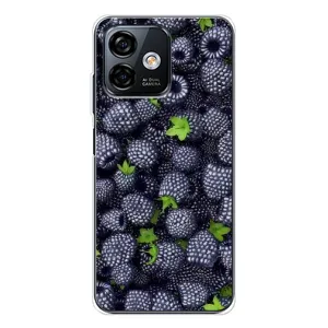 Чехлы с Фруктами для Ulefone Note 16 Pro (VPrint) (Ежевика)