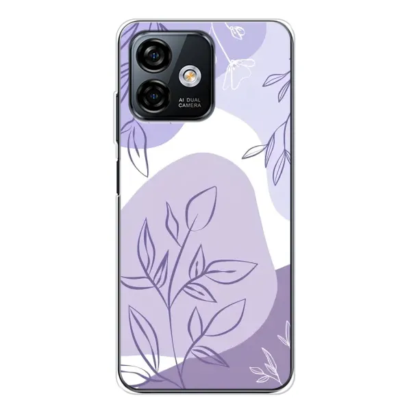 Чохол з принтом «Фіолетове листя абстракція» для Ulefone Note 16 Pro Чохол з принтом «Фіолетове листя абстракція» для Ulefone Note 16 Pro