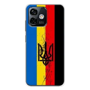 Украинские Чехлы для Ulefone Note 16 Pro с картинкой УПА (AlphaPrint) (Флаг УПА)