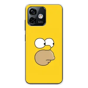 Чjхол з Сімпсонами для Ulefone Note 16 Pro (VPrint) (Гомер)