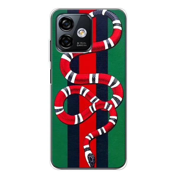 Чохол з принтом «Gucci змія» для Ulefone Note 16 Pro Чохол з принтом «Gucci змія» для Ulefone Note 16 Pro