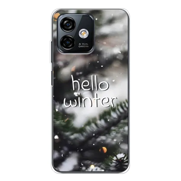 Чехол с принтом «Hello winter» для Ulefone Note 16 Pro