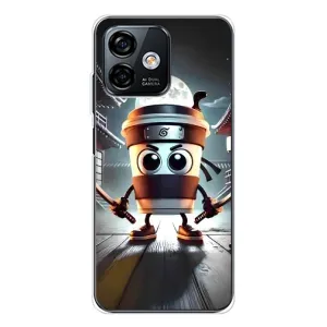 Чохол з мемом Тралалело тралала на Ulefone Note 16 Pro (Капучіно асасіно)