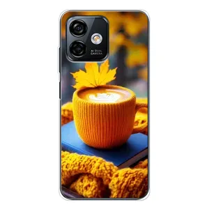 Чохол з принтом «Кава на жовтому пледі» для Ulefone Note 16 Pro