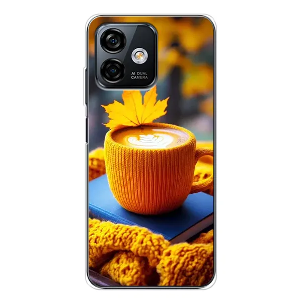 Чохол з принтом «Кава на жовтому пледі» для Ulefone Note 16 Pro Чохол з принтом «Кава на жовтому пледі» для Ulefone Note 16 Pro