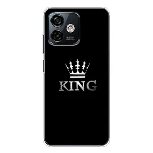 Чехол с Короной Нот 16 Про - (AlphaPrint) (KING)