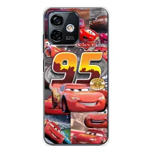 Силіконовий чохол Маквін для Ulefone Note 16 Pro (Колаж Блискавка Маквін)