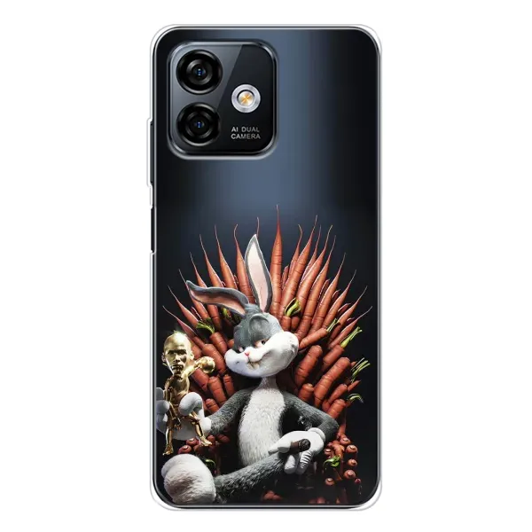Чохол з принтом «Король Кролик» для Ulefone Note 16 Pro