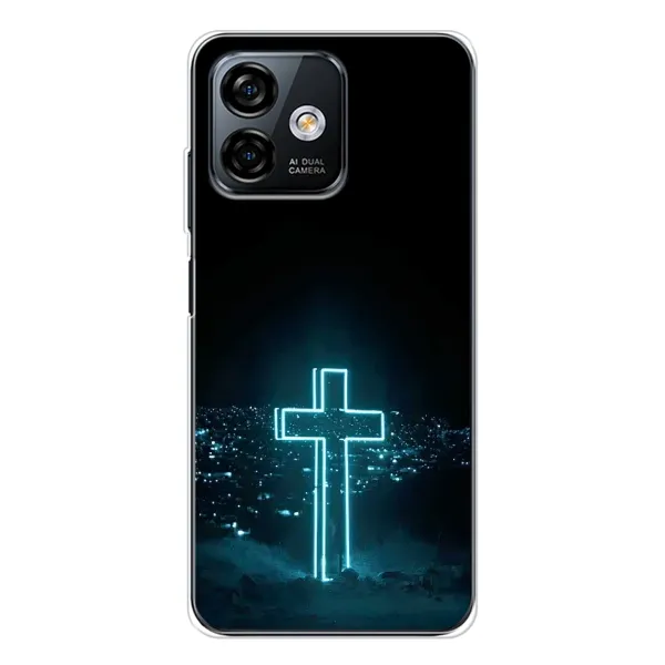 Чохол з принтом «Хрест і місто» для Ulefone Note 16 Pro