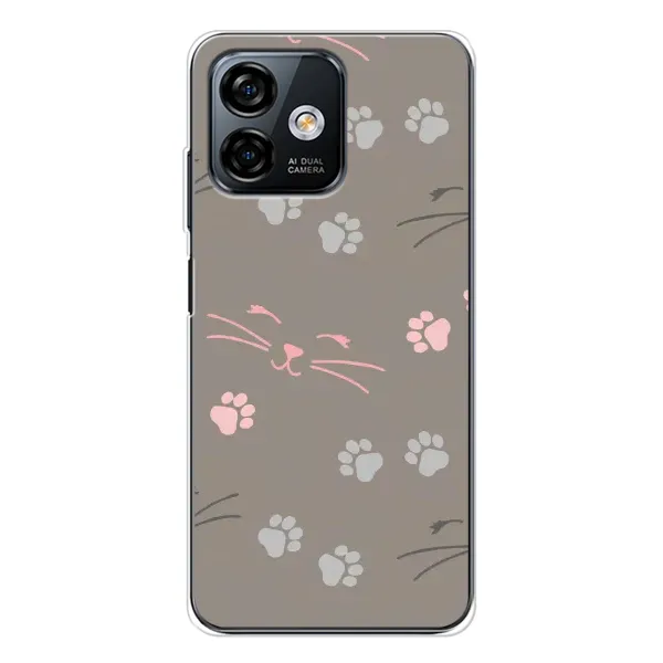 Чехол с принтом «Лапы и усы» для Ulefone Note 16 Pro Чехол с принтом «Лапы и усы» для Ulefone Note 16 Pro