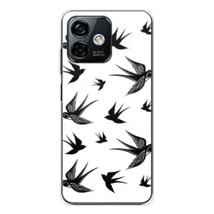 Чехол с птицами на Ulefone Note 16 Pro (VPrint) (Ласточки)