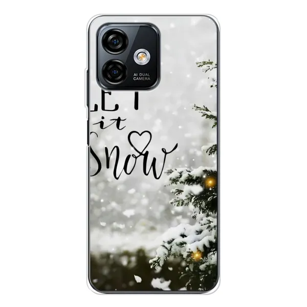 Чехол с принтом «Let it snow» для Ulefone Note 16 Pro