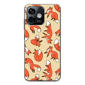 Чехлы с картинкой Лисички для Ulefone Note 16 Pro (VPrint) (Лисички)