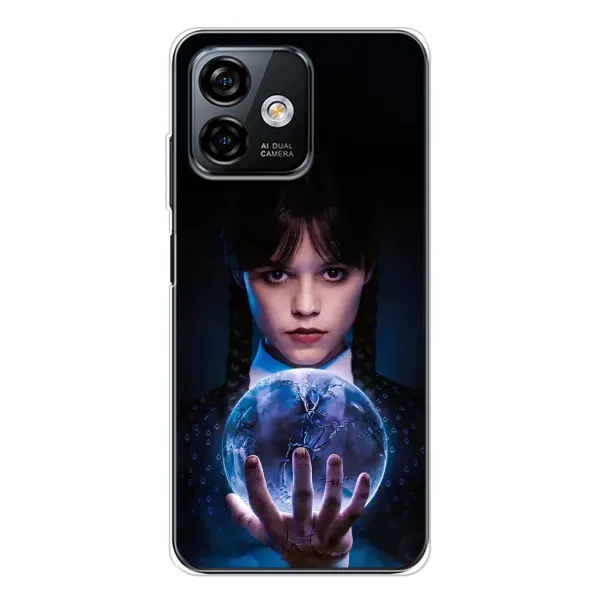 Чохол з принтом «Магічна сфера Венздей» для Ulefone Note 16 Pro Чохол з принтом «Магічна сфера Венздей» для Ulefone Note 16 Pro