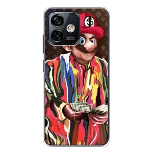 Бренднові Чохли для Ulefone Note 16 Pro - (PREMIUMPrint) (Mario LV)