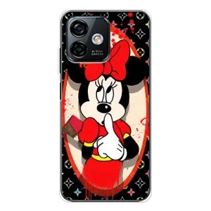 Чехол Disney Mouse Ulefone Note 16 Pro (PREMIUMPrint) (Минни Маус ЛВ)