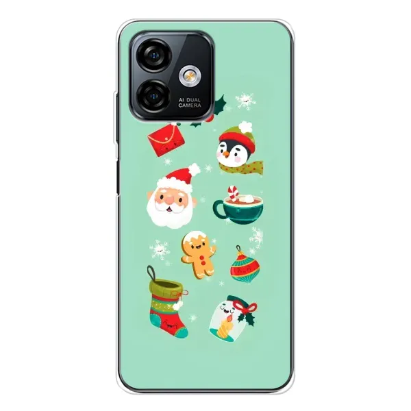 Чехол с принтом «Настроение НГ» для Ulefone Note 16 Pro