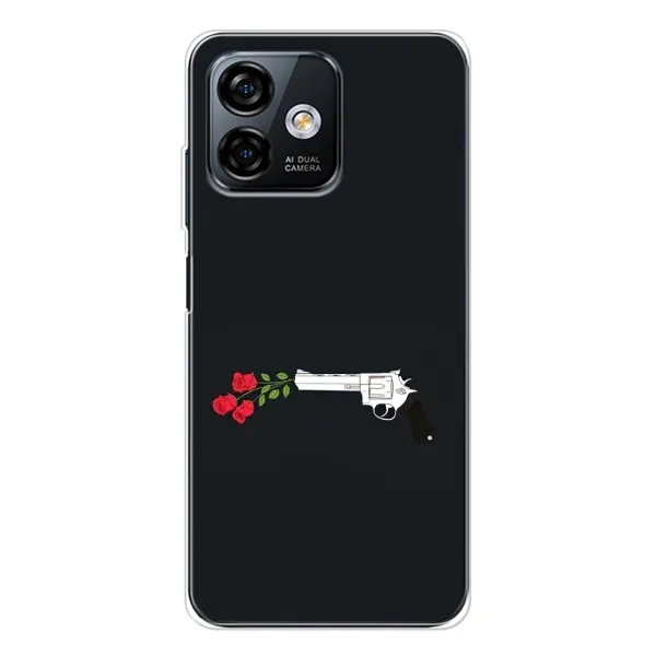 Чохол з принтом «Неочікувані квіти» для Ulefone Note 16 Pro