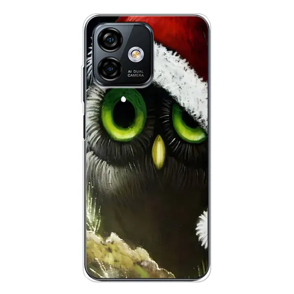 Чехол с принтом «Новогодняя Сова» для Ulefone Note 16 Pro
