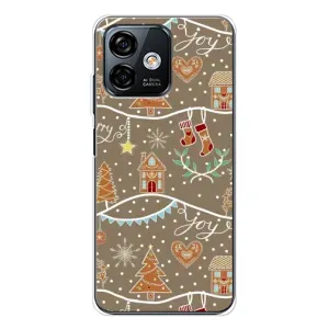 Новорічні, Святкові Чохли для Ulefone Note 16 Pro - 2024 год (Новорічні пряники)