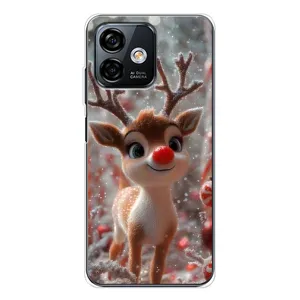 Яскравий чохол для Ulefone Note 16 Pro з Зимові Оленята