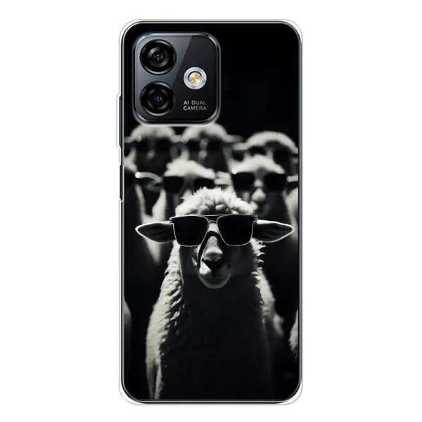 Чехол с принтом «Овечка в очках» для Ulefone Note 16 Pro