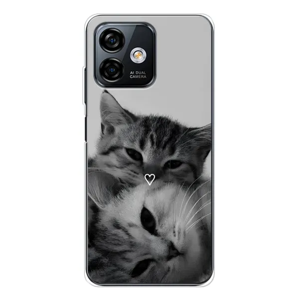 Чехол с принтом «Пара котов» для Ulefone Note 16 Pro Чехол с принтом «Пара котов» для Ulefone Note 16 Pro