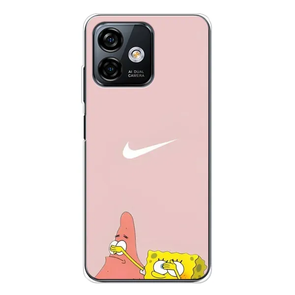 Чохол з принтом «Патрік і Губка» для Ulefone Note 16 Pro