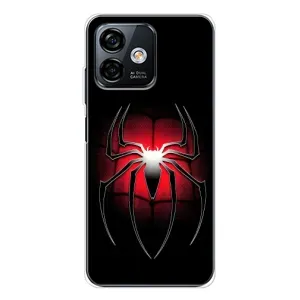 Чехол с человеком пауком для Ulefone Note 16 Pro - (AlphaPrint) (Паук марвел)