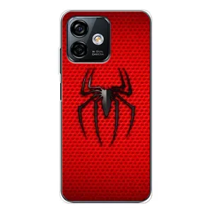 Чехол с человеком пауком для Ulefone Note 16 Pro - (AlphaPrint) (Паук Марвел)