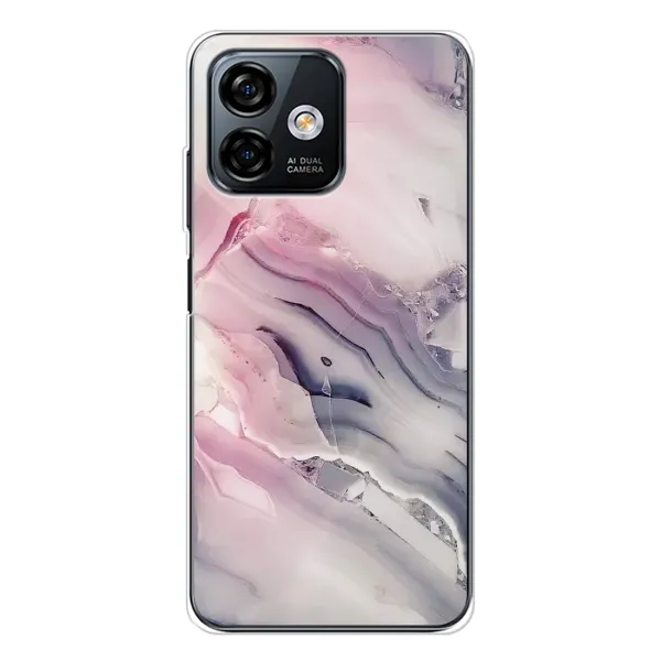 Чохол з принтом «Пурпурний Мрамор» для Ulefone Note 16 Pro